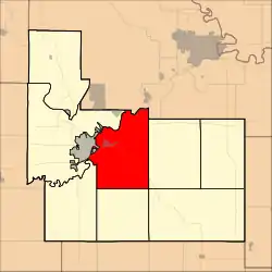 Location in Geary County