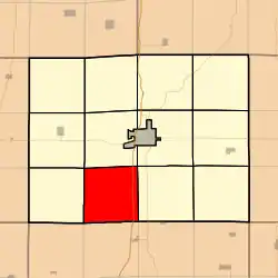 Location in Clarke County