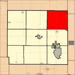 Location in Crawford County