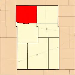 Location in Gray County