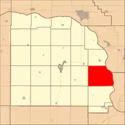 Location in Saunders County