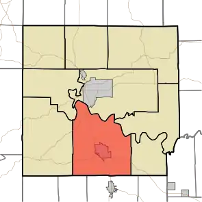 Location in Lawrence County