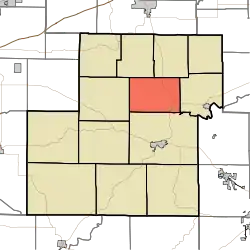 Location in Owen County