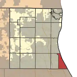 Location in Lake County