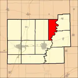 Location in Coles County