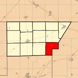 Location in DeWitt County