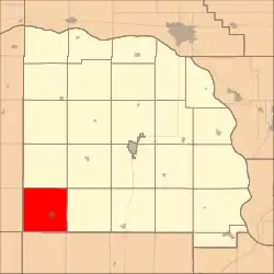 Location in Saunders County