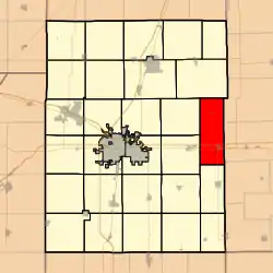 Location in Champaign County