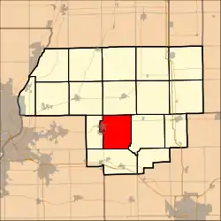 Location in Woodford County