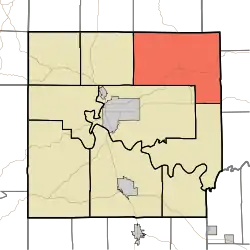 Location in Lawrence County