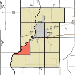 Location in Vigo County