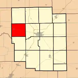 Location in Logan County