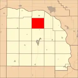 Location in Saunders County