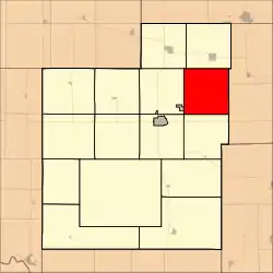 Location in Jackson County