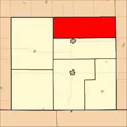 Location in Harper County