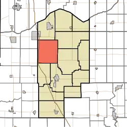 Location in Jasper County