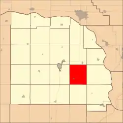 Location in Saunders County