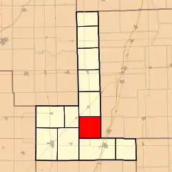 Location in Ford County