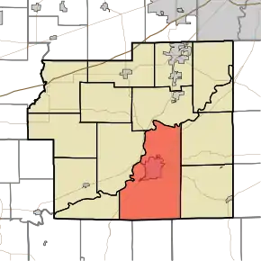 Location in Morgan County