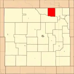 Location in Custer County