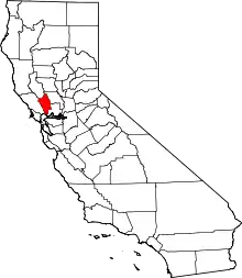 Location in the state of California