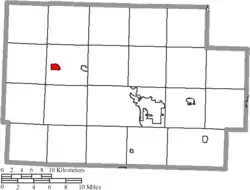 Location of Nellie in Coshocton County