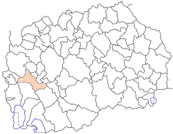 Location of Drugovo Municipality