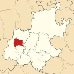 Location of Randfontein Local Municipality within Gauteng