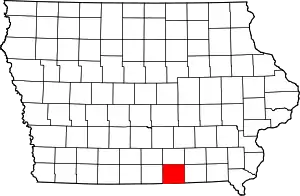 Appanoose County map