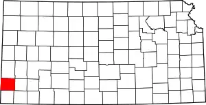 State map highlighting Stanton County