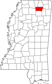 State map highlighting Union County