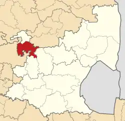 Location in Mpumalanga