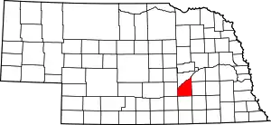 State map highlighting Hamilton County