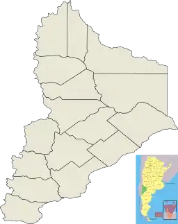 Aguada San Roque is located in Neuquén Province