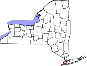 Location within the state of New York