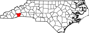 State map highlighting Henderson County