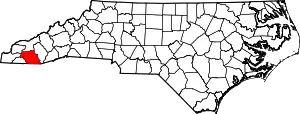 State map highlighting Macon County