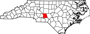 State map highlighting Montgomery County