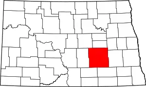 Stutsman County map