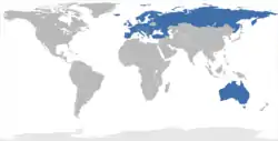 Map of Parties to the 1990 Strasbourg Convention