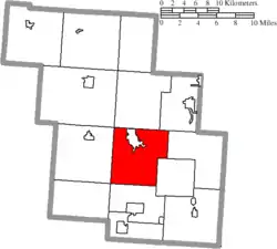 Location of Pike Township in Perry County