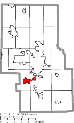 Location of Lexington in Richland County