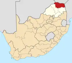 Vhembe District within South Africa