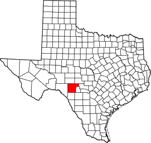 State map highlighting Edwards County