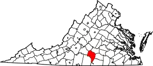 State map highlighting Charlotte County