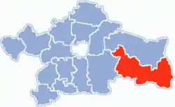 Location within Białystok County