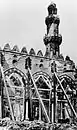 Courtyard of the mosque of the Amir al-Maridani during restoration.