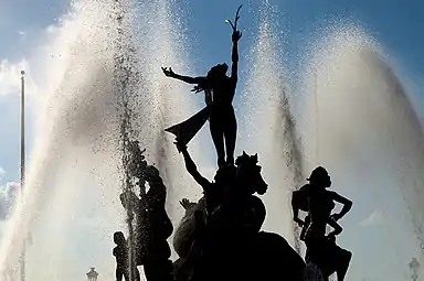 Statue in Marina, a subbarrio of San Juan Antiguo