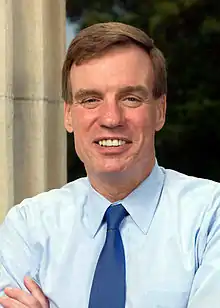 Mark Warner, U.S. Senator from Virginia; Columbian College, '77