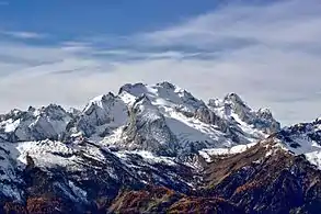 Marmolada in autumn